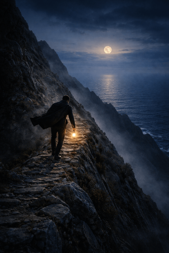 Climbing towards the dawns light