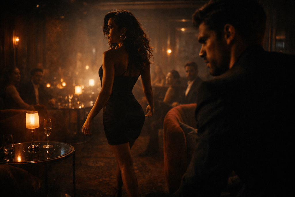 Editorial lounge scene representing the possessive and territorial energy inside Don Toliver’s “Body”.