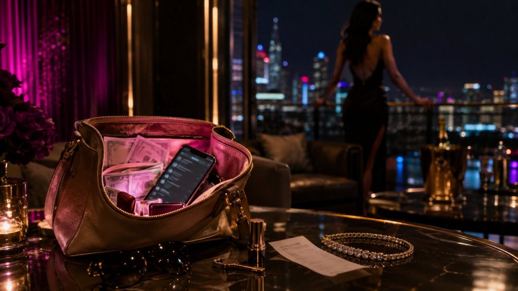 Sophisticated night in a city penthouse