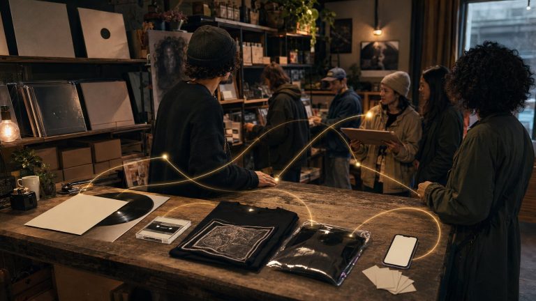 Cozy vibes at the indie shop