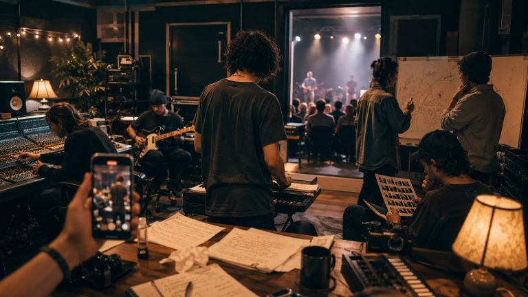 Creative chaos in the studio