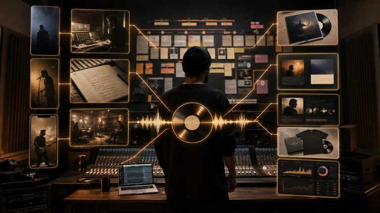 Creative hub for music production