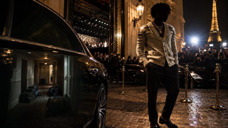 Parisian Nightfall Paparazzi and Reflections