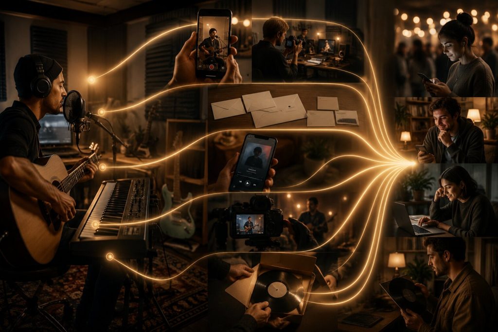 The journey of music creation