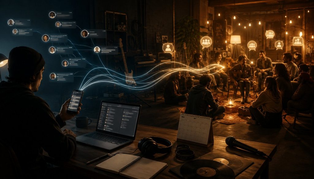 Virtual connection meets creative gathering