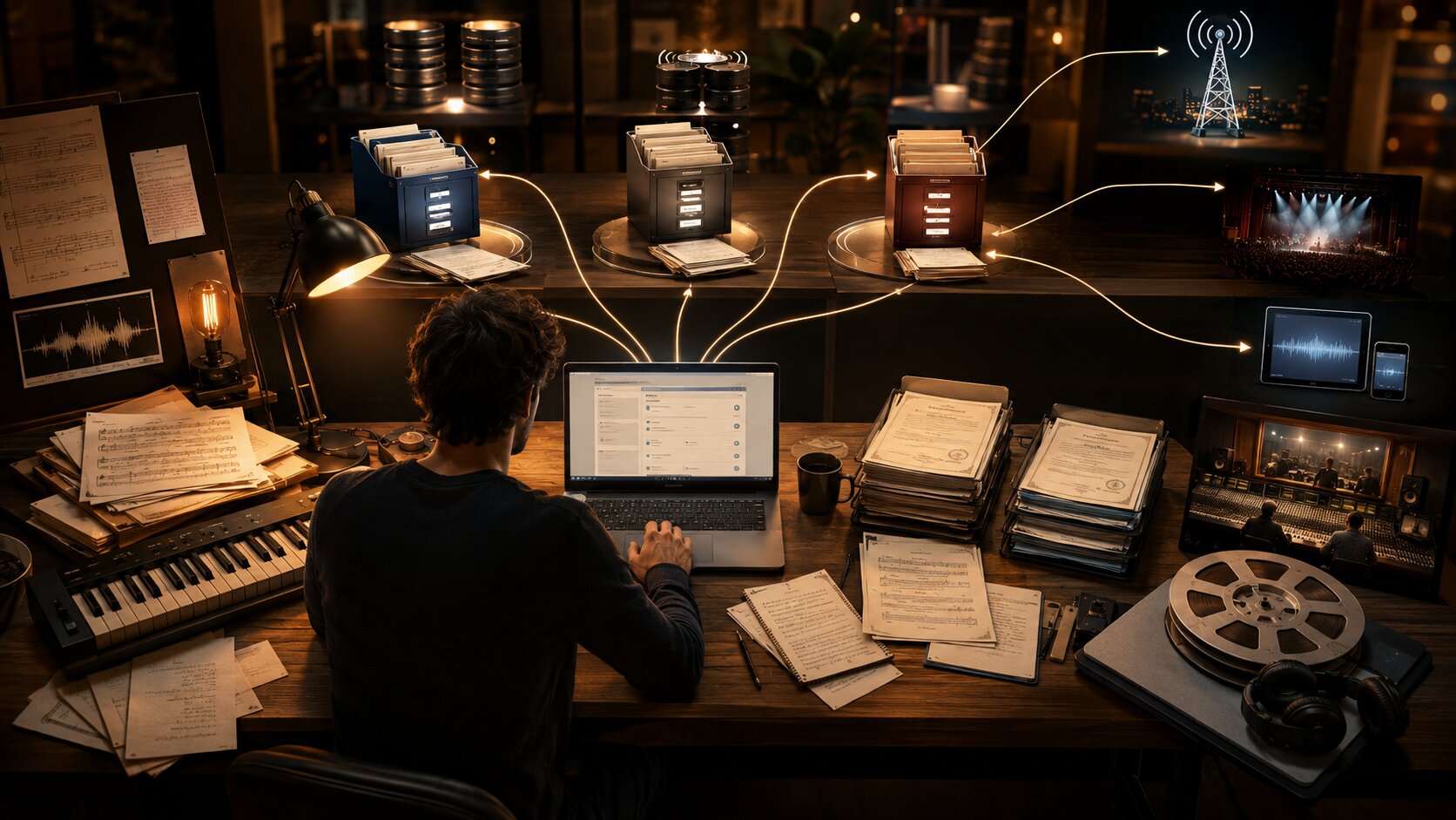 Connected Music Studio Workflow