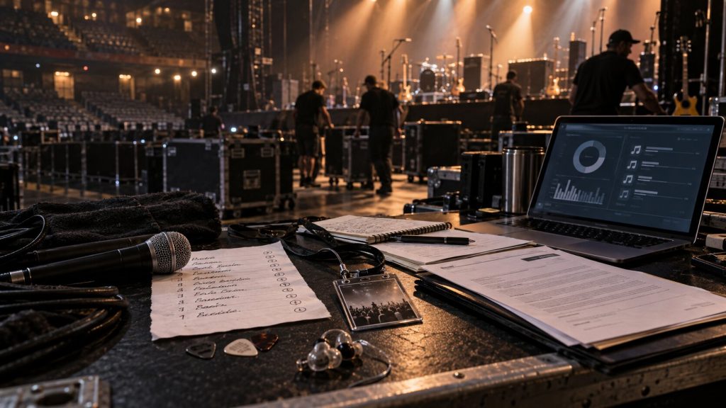 Backstage Notes Under Concert Lights