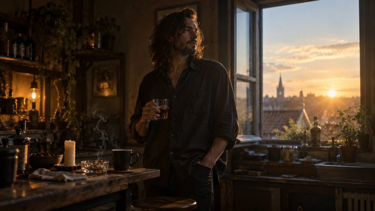 Bohemian Kitchen at Golden Hour