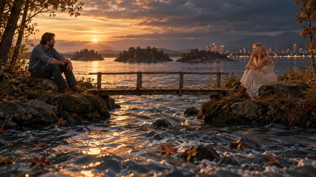 Sunset Bridge of Reflection