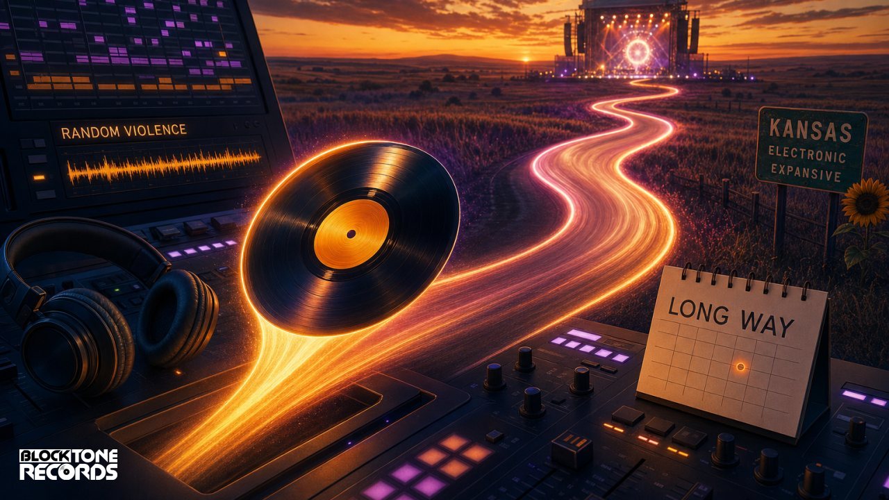 Hot Chip A Long Way From Kansas Album Release Editorial Illustration