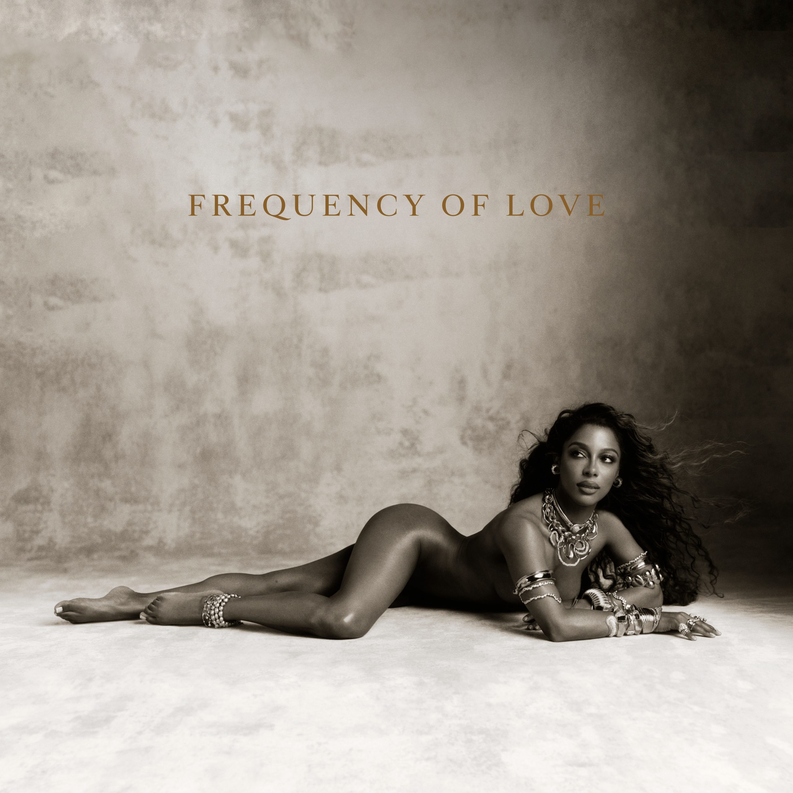 Official Frequency Of Love album artwork, credited to MAR+VIN.